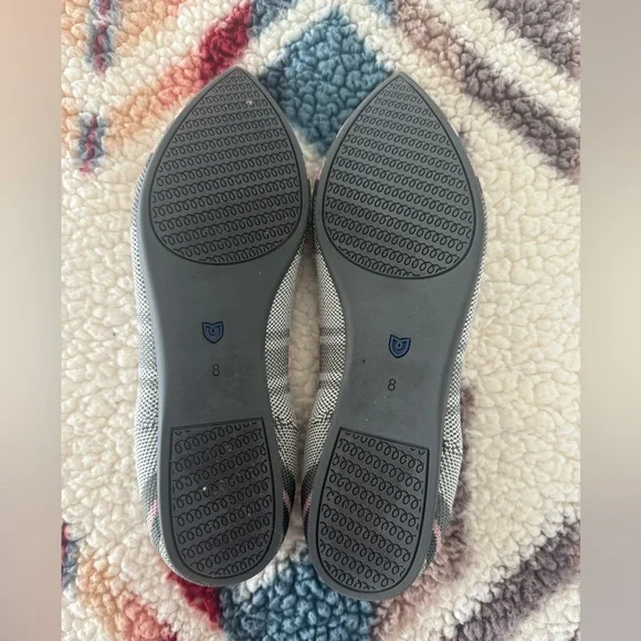 Rothy’s The Point Stripped Ballet Flats Size 8 - Picture 4 of 10